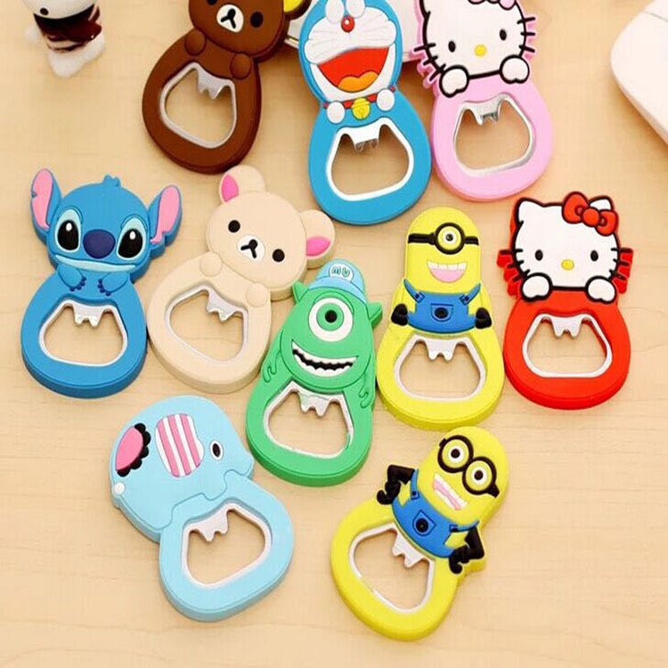 iandmysis มาใหม่แล้วจ้า !! ที่เปิดฝาขวด ที่เปิดฝาเครื่องดื่ม ซิลิโคน ลายการ์ตูนน่ารัก