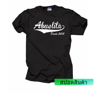 เสื้อยืดนิ่ม พิมพ์ลาย Birthday For Grandmother Abuelita Desde 2015 Grandma Nana ของขวัญ สําหรับผู้ชาย