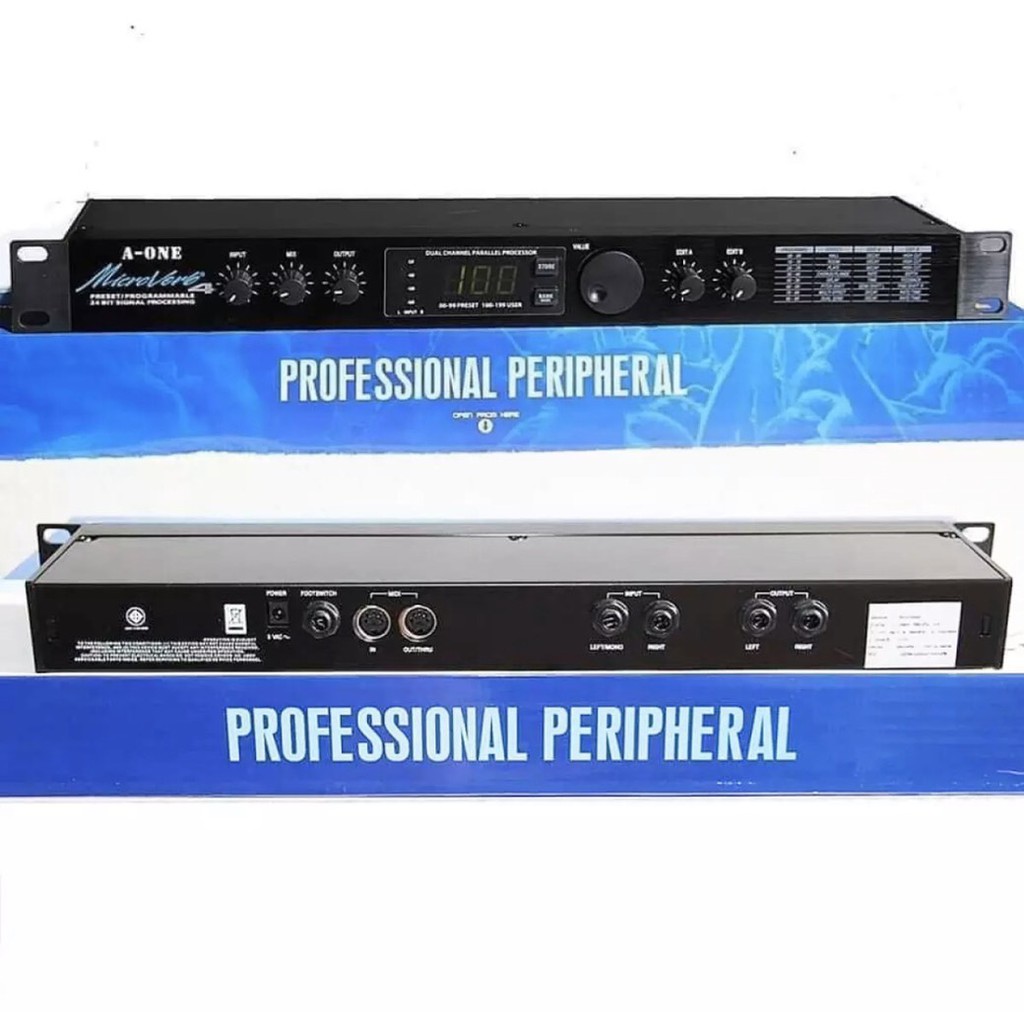 เครื่องปรับเอฟเฟคเสียงร้องและเสียงดนตรี EFFECT MicroVerb4 EFFECT MIC4