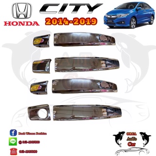 ครอบมือจับ HONDA CITY 2014-2019 ชุบโครเมียม