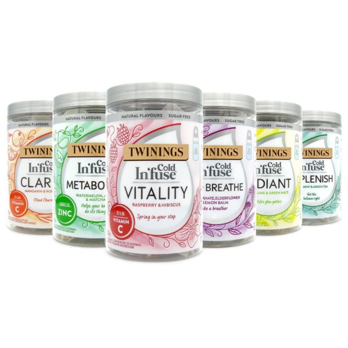 [แบบกระปุก] ชา TWININGS WELLNESS Cold Infuse