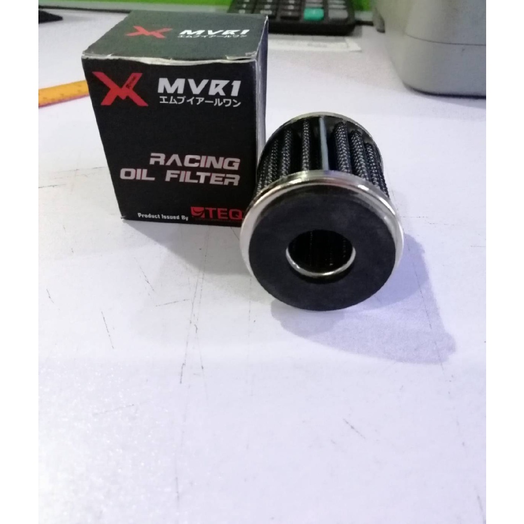 กรองน้ำมันเครื่อง สแตนเลส แท้ MVR1 X-MAX M-slaz/R-15 MT15 XSR155 EXCITER SPARK115I ทำความสะอาดได้** - รูปที่ 4