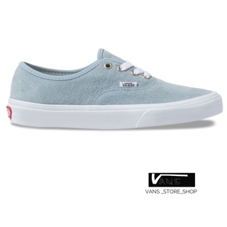 VANS AUTHENTIC PIG SUEDE BLUE FOG TRUE WHITE SNEAKERS สินค้ามีประกันแท้