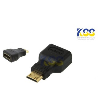 หัวแปลงช่องเสียบ Mini HDMI To HDMI Adapter