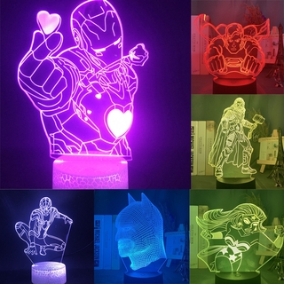 โคมไฟ Led รูปทรงซูเปอร์ฮีโร่สําหรับตกแต่งบ้าน