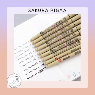 ปากกาพิกม่า ซากุระ (SAKURA Pigma Pen) ตัดเส้น