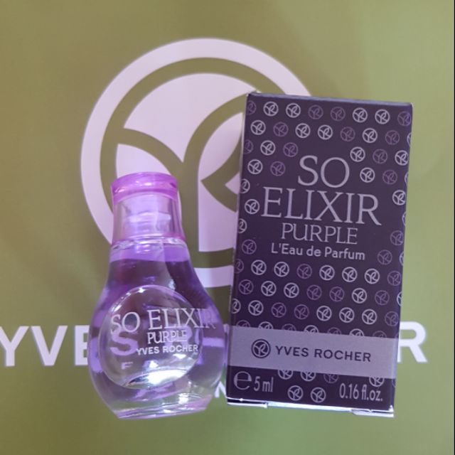 น้ำหอมแท้ 100% YVES ROCHER SO ELIXIR Purple L'Eau Da Parfumขนาดทดลอง 5 ml.  | Shopee Thailand