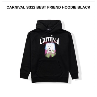 CARNIVAL SS22 BEST FRIEND HOODIE BLACK size L