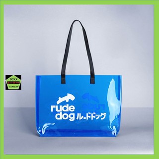 Rudedog กระเป๋า พลาสติกใส รุ่น Eco dog bag สีน้ำเงิน