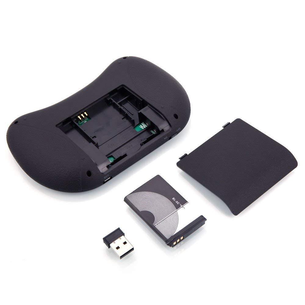 【Mini Wireless Keyboard แป้นพิมพ์ภาษาไทย 】2.4 Ghz Touch pad คีย์บอร์ด ไร้สาย มินิ ขนาดเล็ก for Android Smart TV Box I8