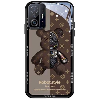 เคส Xiaomi 11T Pro Poco F5 Pro X4 GT F3 X3 NFC GT Redmi note 12 10 11 pro Puls เคสโทรศัพท์มือถือ tpu นิ่ม ลายหมี iolent สําหรับ