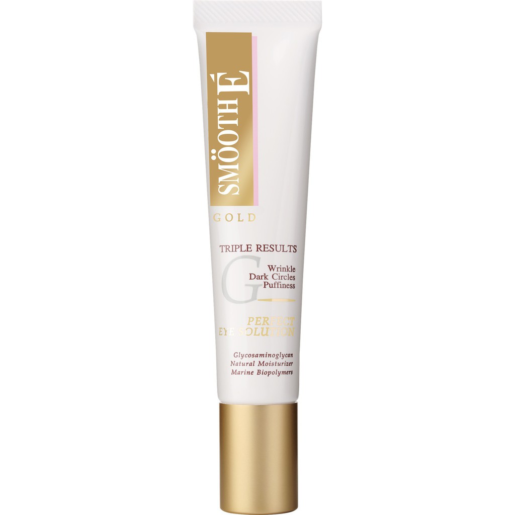 SMOOTH E สมูทอี โกลด์ เพอร์เฟค อาย โซลูชั่น 15 มล.