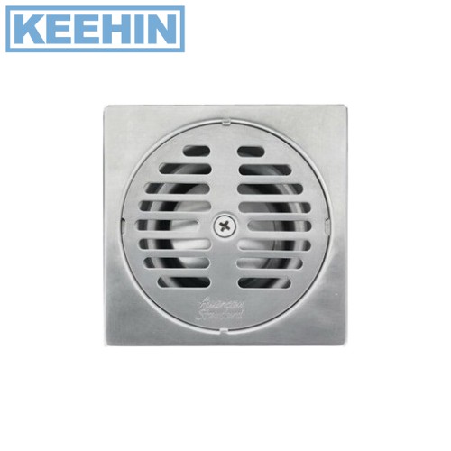 A-8208-N ตะแกรงกลิ่นสแตนเลสหน้าแปลน 5 นิ้ว ท่อพีวีซี 2.5-3 นิ้ว American Standard A8208-N Floor Drai