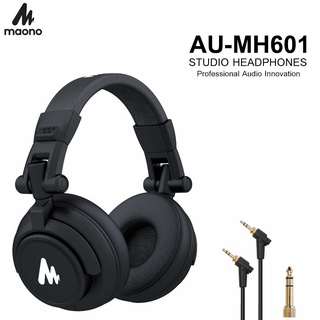 Maono AU-MH601 DJ หูฟังสเตอริโอ สตูดิโอ 50 มม. สำหรับ ฟังเพลง Music DJ Podcast Gaming "สินค้ารับประกัน 1ปี"