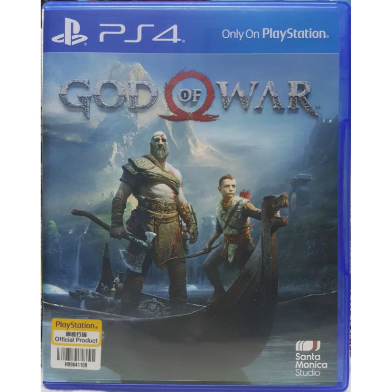 แผ่นเกมส์ ps4 god of war 4 มือสอง