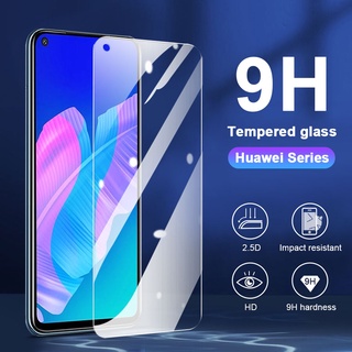 ฟิล์มกระจกนิรภัยกันรอยหน้าจอ 9H 2.5D สําหรับ Huawei P20 P30 Lite Y7 Pro P40 Mate 20 X Nova 3i 5T 7i 7 SE 8i Honor 8X Y9 Prime Y7A Y7P Y5P Y6P Y6s Y9s Y9a