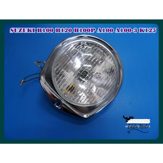 SUZUKI B120 B100 B100P A100 A100-3 K125 HEADLIGHT HEADLAMP SET dia.6” // ไฟหน้า โคมไฟหน้า จานฉาย  สินค้าคุณภาพดี