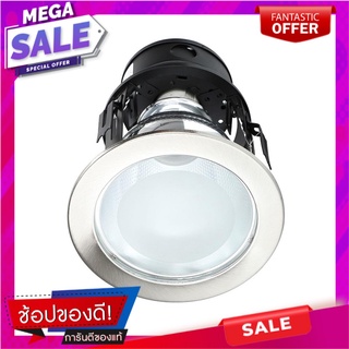 ดาวน์ไลท์ BEC 2424/SATIN CHROME อะลูมิเนียม BASIC สีเงิน 4" กลม โคมไฟดาวน์ไลท์ DOWNLIGHT BEC 2424/SATIN CHROME ALUMINUM