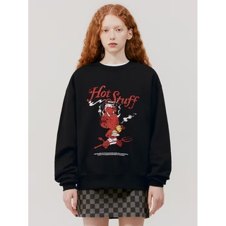 ALAND เสื้อ OIOI รุ่น HOT STUFF SWEATSHIRTS_Black_Pull over / Hood สีดำ