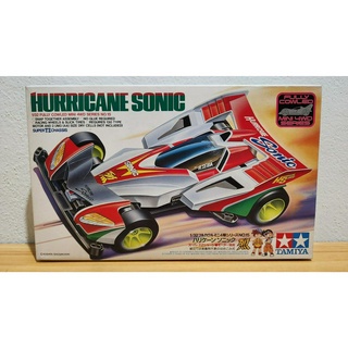 19415 Tamiya Mini 4WD Hurricane Sonic (Super TZ Chassis) (Made in JP) ฝาการ์ตูน