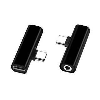 อะแดปเตอร์ USB 2 in 1 Mini USB สำหรับ Xiaomi Huawei Samsung 3.5 มม.