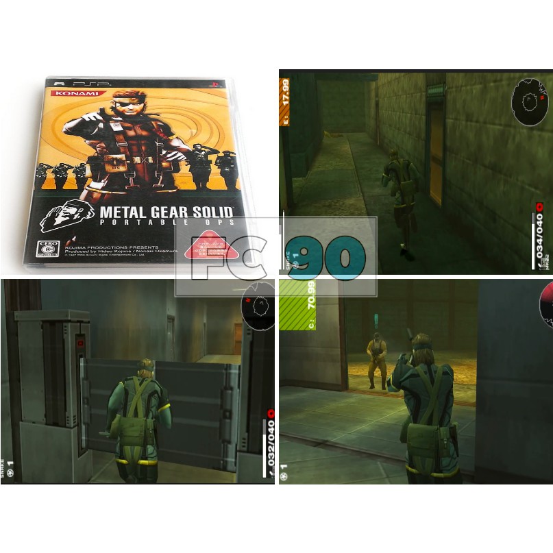 แผ่นเกมMetal Gear Solid: Portable Ops [PSP] แผ่นแท้ ญี่ปุ่น มือสอง สภาพดี มีกล่องและคู่มือ