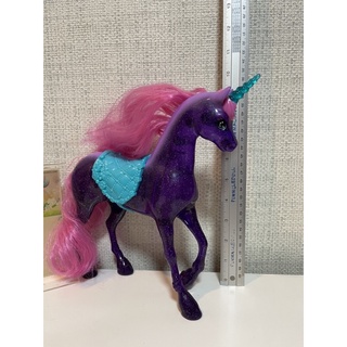 Barbie Dreamtopia Purple Unicorn With Saddle ของแท้ สภาพ95%