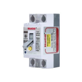 HACO เบรคเกอร์กันดูด Earth Leakage Breaker 2P 1E 16A 230VAC 30mA SB-E16L