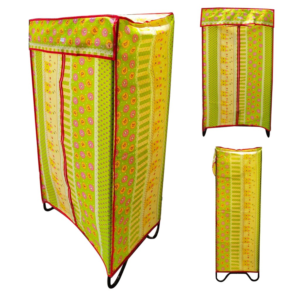 ตู้ผ้าโครงเหล็ก ขนาด 75x150x50 CM. รุ่น Big-Cabinet-imperial-02C-Psk2