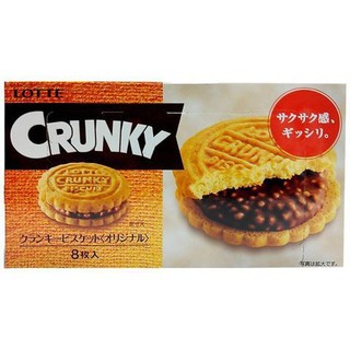 Lotte Crunky Biscuit 88g  ลอตเต้ขนมปังกรอบ 88 กรัม