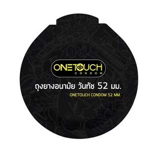 Onetouch ถุงยางอนามัย ขนาด 52 mm. รุ่น 52 Limited Edition 12 ชิ้น x 1