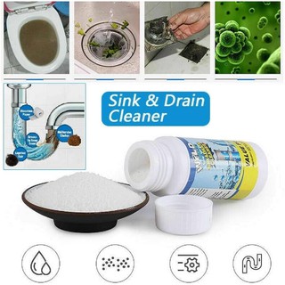 Drain cleaner  ผงละลายสลายไขมันผมน้ำมันสบู่ ที่อุตตันในท่อน้ำ ได้อย่างง่ายดายสมบูรณ์แบบ เพียงเทลง่อน้ำอุดตันแล้วทิ้งไว้