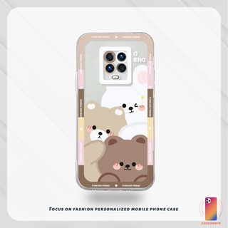 เคสโทรศัพท์มือถือใส แบบนิ่ม ลายการ์ตูนหมี สําหรับ Xiaomi Redmi Note 10 PRO MAX 9 8 10 10S 9 PRO MAX 11 9S Xiaomi Redmi POCO C3 C31 X3 NFC X3 PRO Redmi 9C NFC 9A 9i 9T 9AT 9ACTIV  9 PRO Power 10X POCO M2 PRO 10 Prime