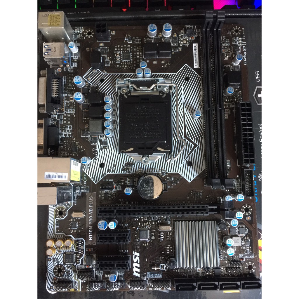 เมนบอร์ด 1151 MSI H110M PRO-VD PLUS 1151 ใส่เจน 6-7