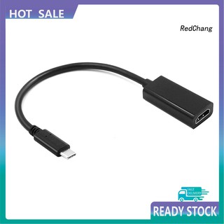 -SPQ- อะแดปเตอร์ Type C เป็น 4K HDMI DisplayPort Mini DP สําหรับ Macbook Chrome Book HP Dell