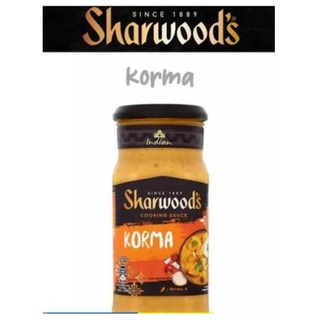 Sharwoods Korma Indian Cooking Sauce 420g ซอสสำหรับทำอาหารอินเดียโกร์มะ