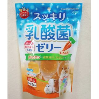 Marukan carrot flavor jelly เยลลี่ปีโป้ รสเเครอท สำหรับสัตว์ฟันเเทะ ขนาด 16 กรัม