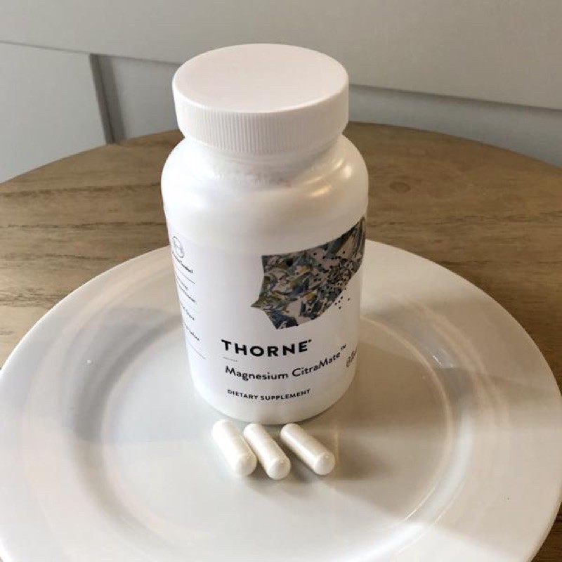 PRE ORDER Thorne Research, Magnesium CitraMate, 90 Capsules