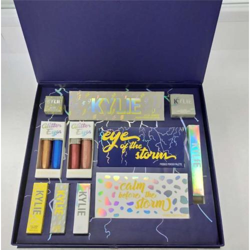 Kylie Gift Box Set Lip GLOSS,Lip pencil Powder 9 Color Eye Shadow Makeup set