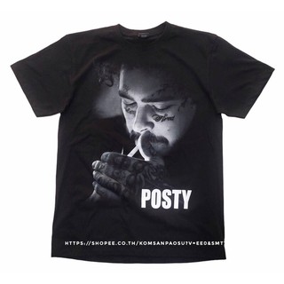 เสื้อยืดโอเวอร์ไซส์เสื้อยืด Postmalone เสื้อวง post maloneS-5XL