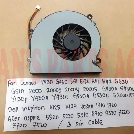 พัดลม ACER 5220 5520 5310 5310G 5315 5415Z 5320 5520 5710 5710G 5720 5720G 7220 7520 7720 7720G 3 สา