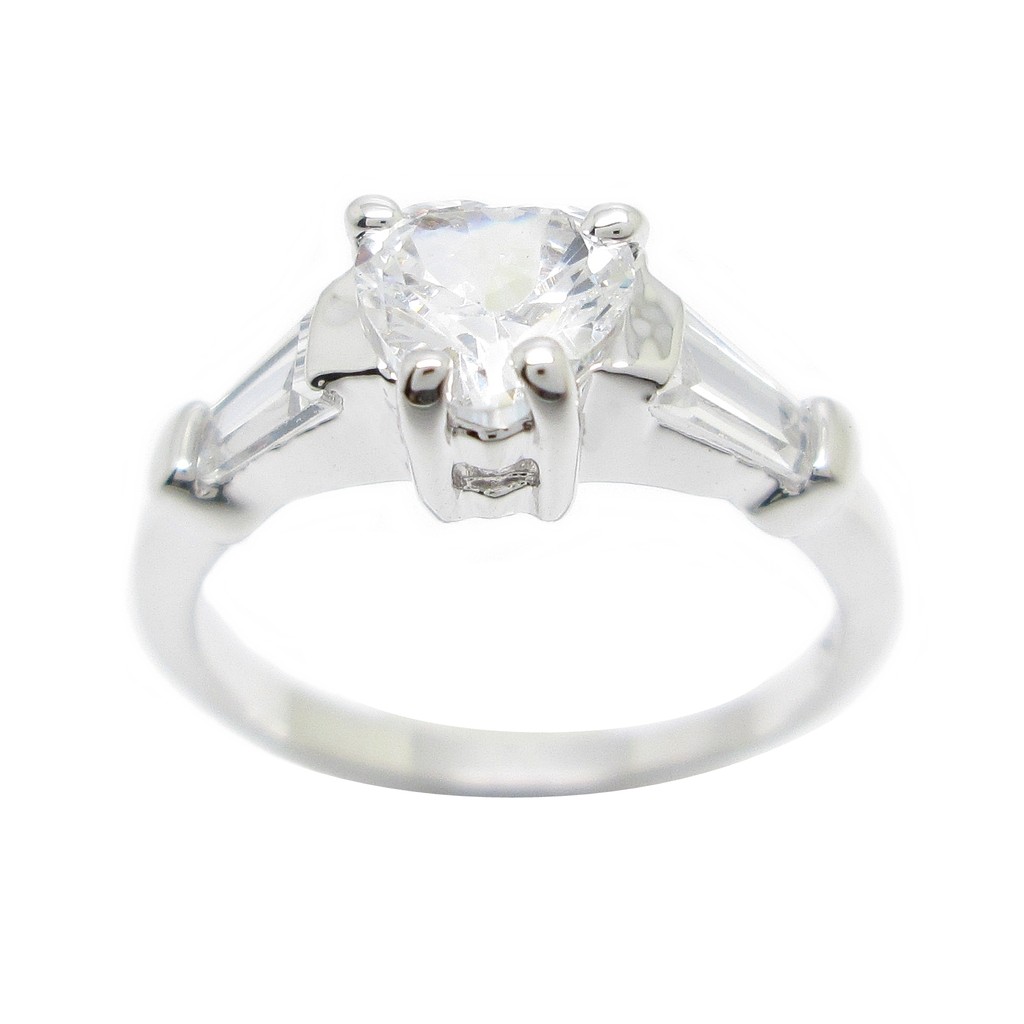 แหวนผู้หญิงมินิมอล แหวนผู้หญิงแฟชั่น แหวนชุบทองคำขาว ประดับเพชร cz ประดับเพชร cz สวยวิ้งวับ ชุบทองคำขาว ชุบทองคำขาวแท้