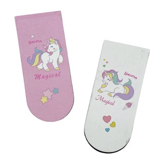 Unicorn Magnet Bookmark Magnetic Bookmark Flip Book Holder