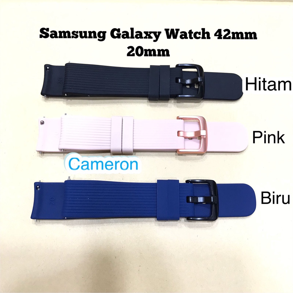 Samsung Galaxy Watch 42mm Strap Silicon Rubber 20mm
