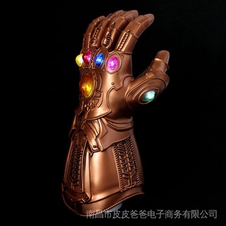 ถุงมือ Infinite Fulian 4 Mask Infinite ถุงมือเรืองแสง Iron Man Marvel หมวกกันน็อค Thanos สําหรับเด็ก