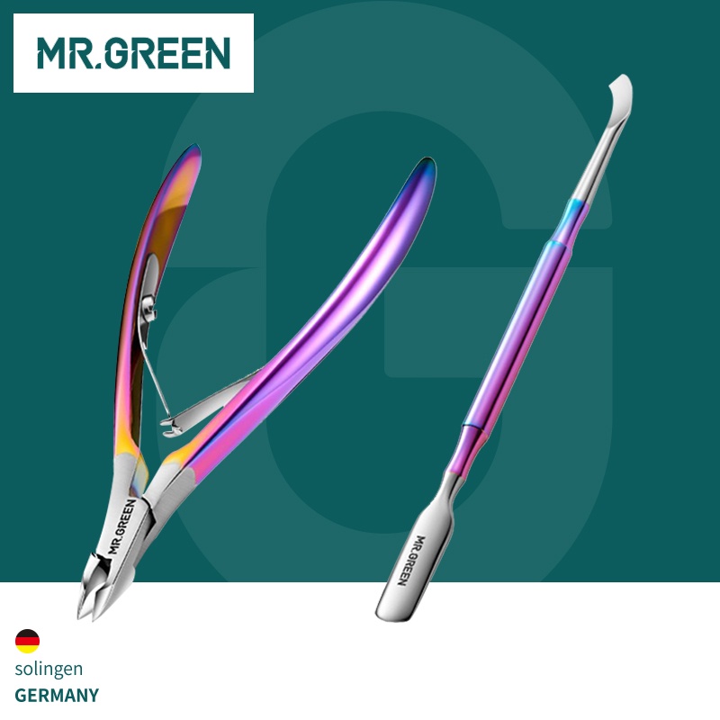 [ตัวเลือกสุดคุ้ม] Mr.green Gorgeous กรรไกรตัดหนังกําพร้า กรรไกรตัดเล็บ ตัดหนังกําพร้า สีสันสวยงาม กําจัดหนังกําพร้า หนังกําพร้า