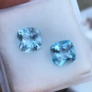 3.82 CT พลอย SKY BLUE BRAZILIAN TOPAZ เกรด AAA