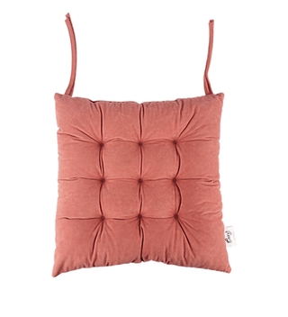 GhouseOnline COZY เบาะรองนั่งสี่เหลี่ยม ขนาด 40×40×5ซม.  CX14 สีชมพู