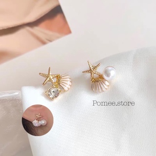 pomee.store ต่างหูติดหูรูปหอย