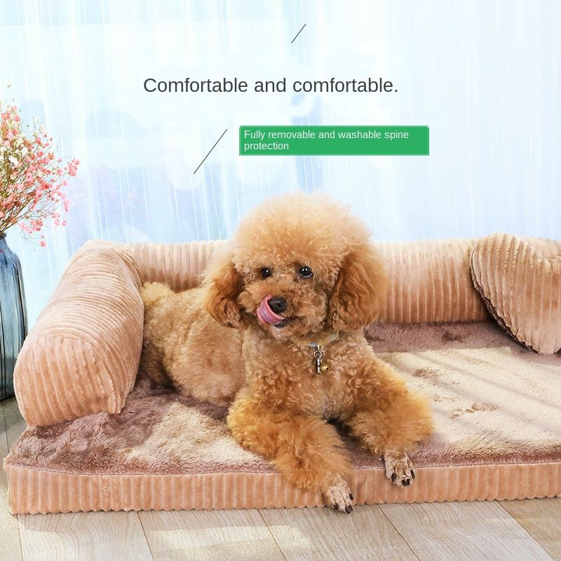 Kennel washable dog bed small breed dog taidijinmao large dog pet mat